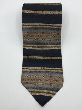 Stafford Men's All Silk Multicolor 4" X 58" Tie Made In U.S.A.